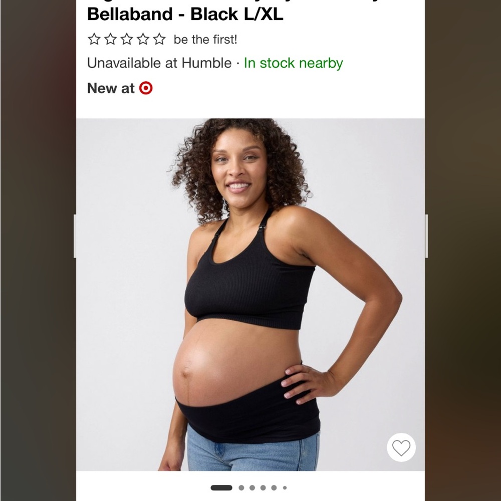 Ingrid & Isabel Black Maternity Bellaband